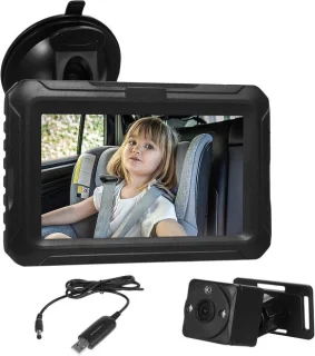 Baby autospiegelcamera zwart
