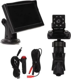 Baby autostoelmonitor zwart