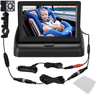 Baby Camera Autostoelmonitor Zwart