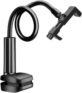 Baby Camera Houder - Monitor Steun - Baby in Zicht - Boorvrije Montage - Verstelbare Lengte - Zwart