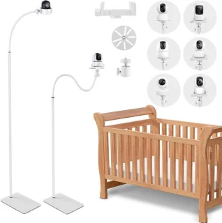 Baby camera houder zwanenhals zwart