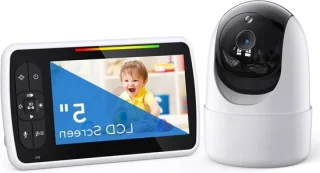 Baby camera koepelmodel wit