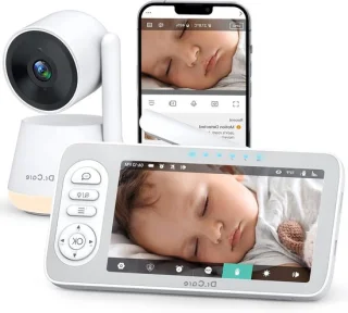 Baby monitor 2 kanaals wit