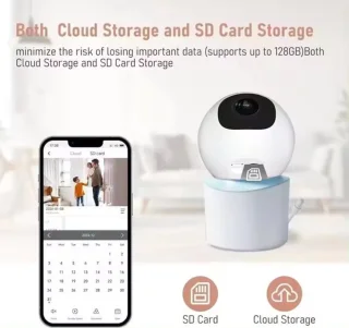 Baby monitor 4MP 1080P met app en 360° rotatie