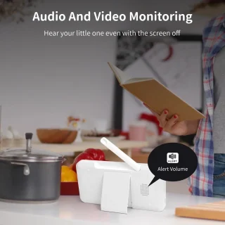 Baby Monitor Grijs - 5 inch LCD Camera Babyfoon