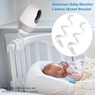 Baby monitor houder, 2 stuks, universeel wit