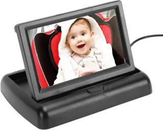 Babyautocamera auto monitor zwart