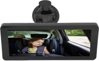 Babyautocamera dubbel zwart