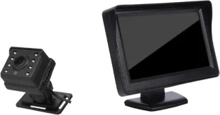 Babyautocamera met 43 inch monitor - zwart