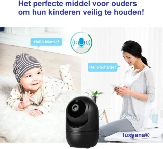 Babybel WiFi Babyfoon met Camera Zwart