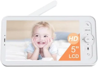 Babycamera 5 inch wit