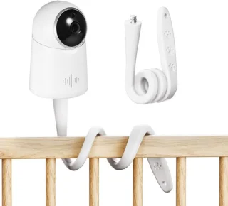 Babycamera houder flexibele arm 45 cm wit
