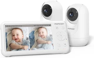 Babyfoon 1080p met 2 camera's en 1 monitor