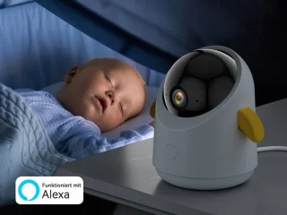Babyfoon 2-camera 2K/3MP 5-inch monitor