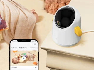 Babyfoon 2-camera 2K/3MP 5-inch monitor