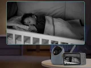 Babyfoon 2-camera 2K/3MP 5-inch monitor