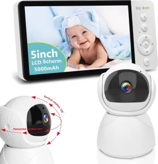 Babyfoon 5 inch monitor