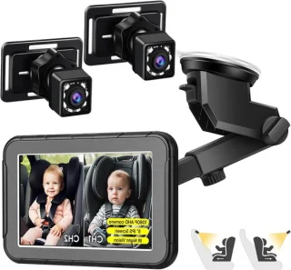 Babyfoon autostoelcamera zwart