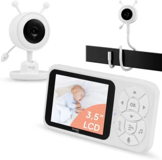Babyfoon Beeldmonitor 3,5 inch Wit