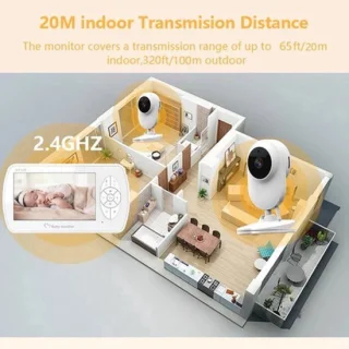 Babyfoon - binnencamera - wit