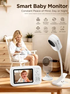 Babyfoon camera 1080p zonder wifi - ShopVlot