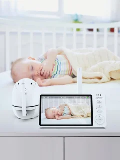 Babyfoon Camera 5 inch 720p met Nachtnacht en VOX functie