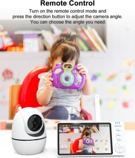 Babyfoon Camera 5 inch 720p met Nachtnacht en VOX functie