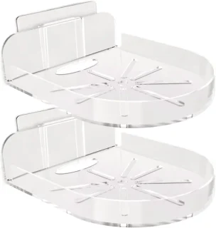 Babyfoon camera beugel voor wandmontage, 2 stuks, wit