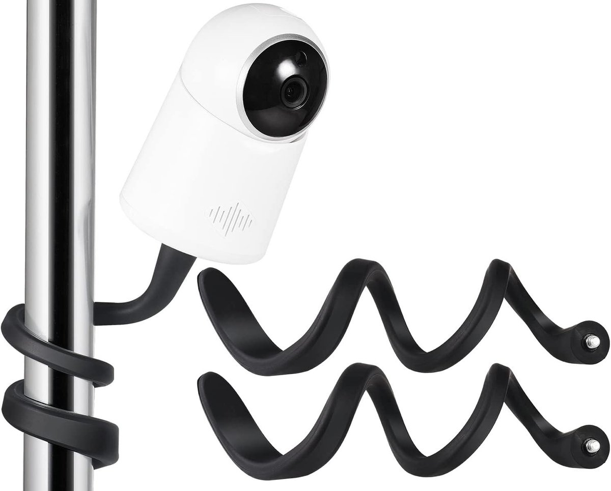 Wat vinden we goed aan de Babyfoon Camera Houder 2Pack 360° Zwart