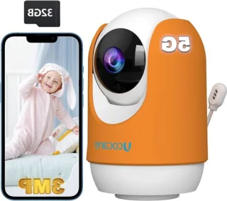 Babyfoon camera kindermonitor geel