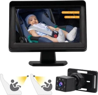 Babyfoon camera met 4,3 inch scherm
