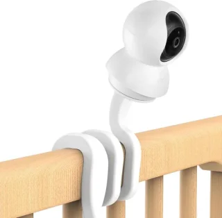 Babyfoon Camera Mount - Flexibele Beugel - Baby in de gaten - Universeel Buigbaar - 22 cm Pakket - Zwart