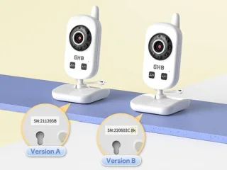 Babyfoon camera specifieke versie B 61 cm wit