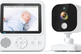 Babyfoon draadloze babycamera wit