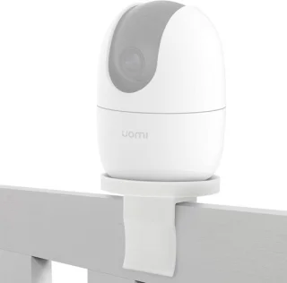 Babyfoon- en camerahouder klem - wit