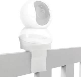 Babyfoon- en camerahouder voor bedbevestiging - wit