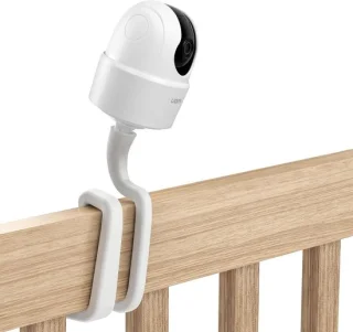 Babyfoon- en camerahouder voor binnen, 98 x 67 x 36 cm, wit