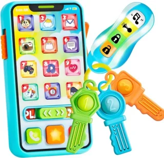 Babyfoon en sleutelhangerset