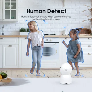 Babyfoon en Veiligheidscamera Wifi Dubbele Lens Terugspreekfunctie