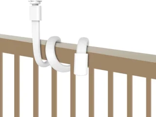 Babyfoon houder 28 x 98 x 95 mm wit