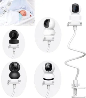 Babyfoon houder - camera arm - wit