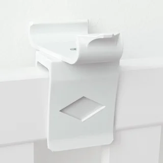 Babyfoon Houder - Camera Beugel - Babykamer Bewaken - Bedmontage Zonder Boren - 16-28mm Bedframe - Wit