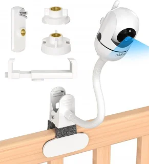 Babyfoon Houder - Camera Mount - Babykamer Beveiliging - Eenvoudig aan te brengen - 1 pack - Wit