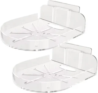 Babyfoon houder camera plank 12x9.5 cm wit