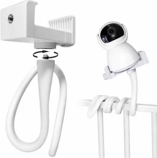 Babyfoon houder monitorbevestiging universeel verstelbaar 42 cm wit