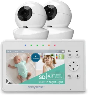 Babyfoon met 2 camera's