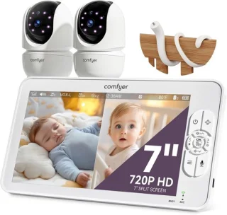Babyfoon met 2 camera's