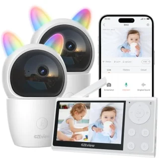 Babyfoon met 2 kamers en app
