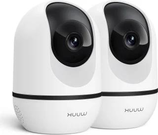 Babyfoon met 4 MP camera en wifi IP binnenbewaking 2 stuks