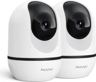 Babyfoon met 4 MP camera en wifi IP binnenbewaking 2 stuks